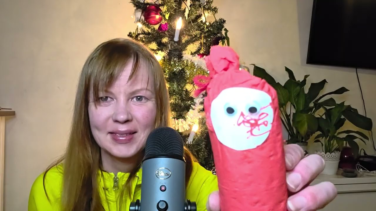 Me and the elves, crackling sounds – ASMR whispering with an accent