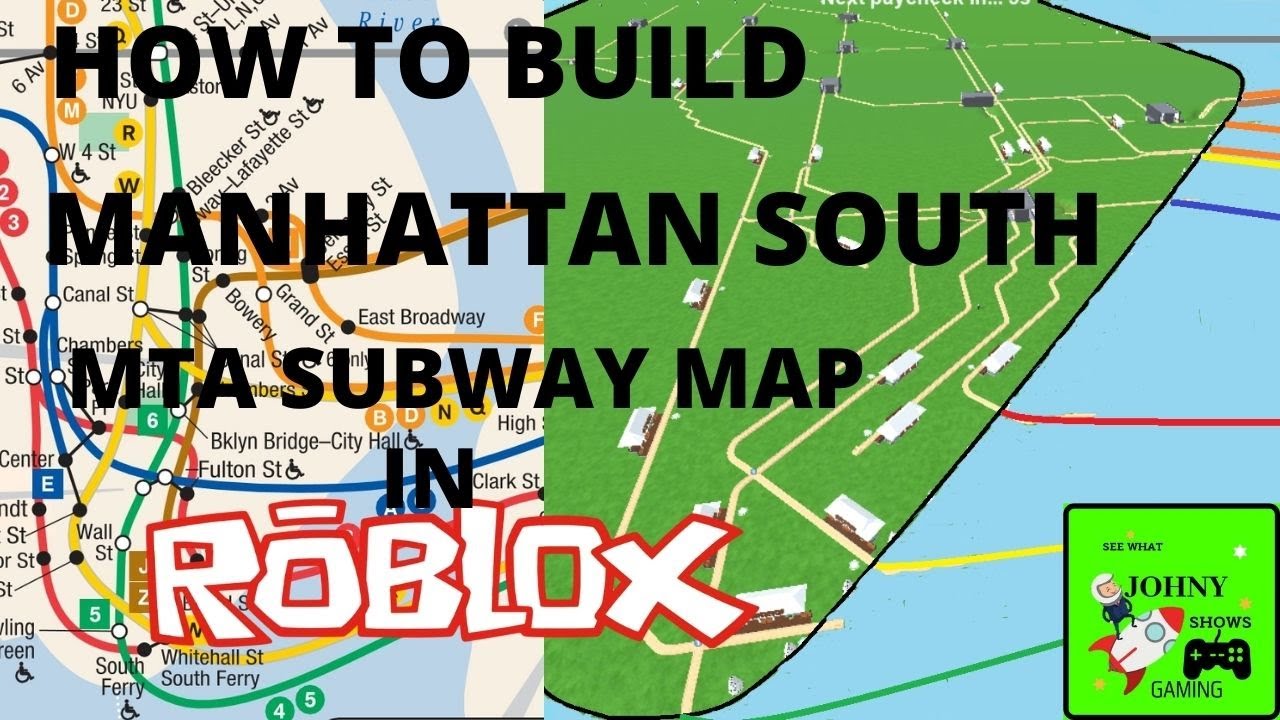 Johny Builds MTA South Manhattan In Toy Subway Train Simulator Toy Tycoon Roblox