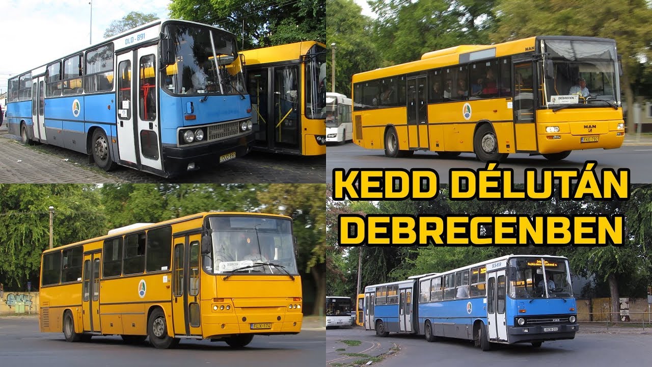 22 M.A.N., 5 Ikarus és még néhány busz Debrecenben