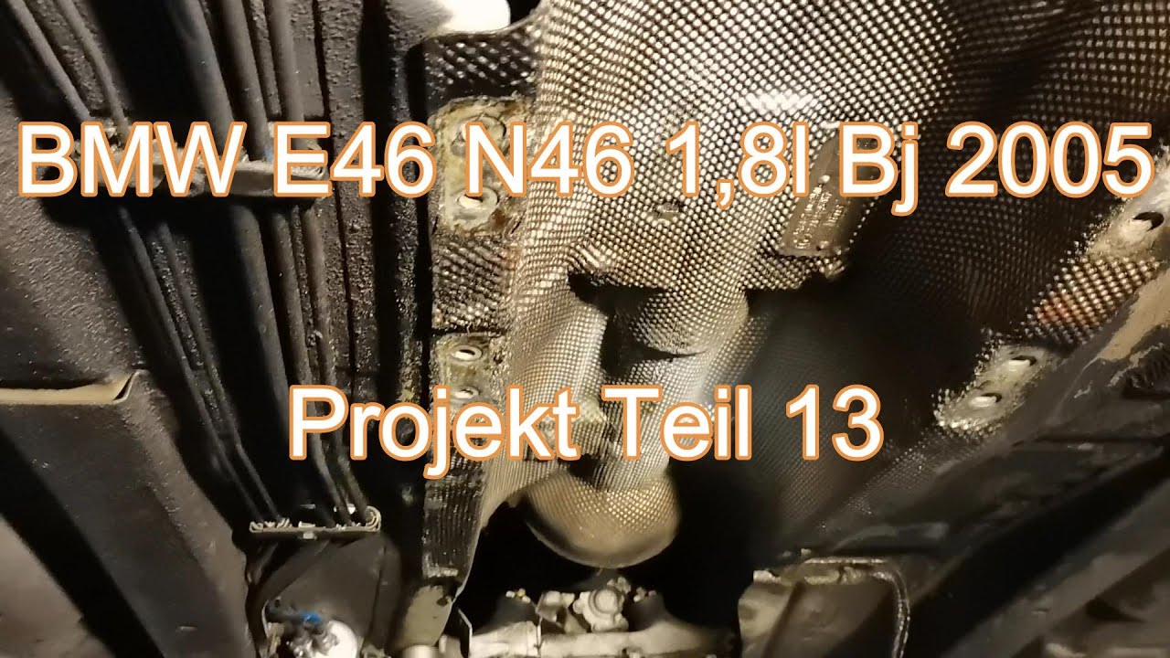Getriebe, Kupplung, Schwungmasse ausbauen BMW E46 N46 1,8l Bj.  2005 Projekt Teil 13 von Moppeltoll