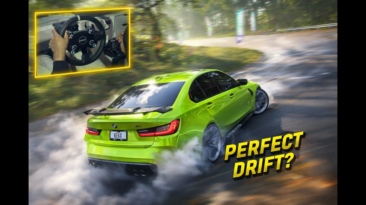 INSANE Drift Run in a G80 M3 | Forza Horizon 5 | Steering Wheel Gameplay