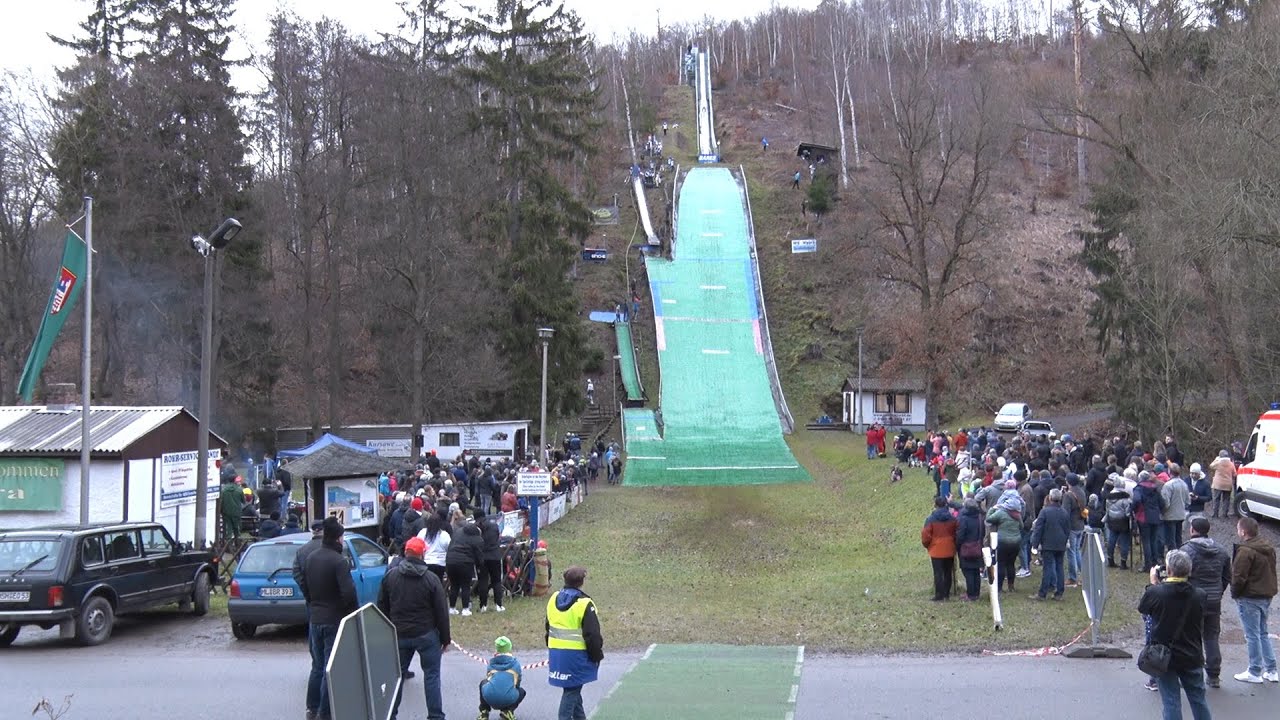 PUNKTum Südharzmeisterschaften Skispringen auf der Hasselbachschanze Wippra