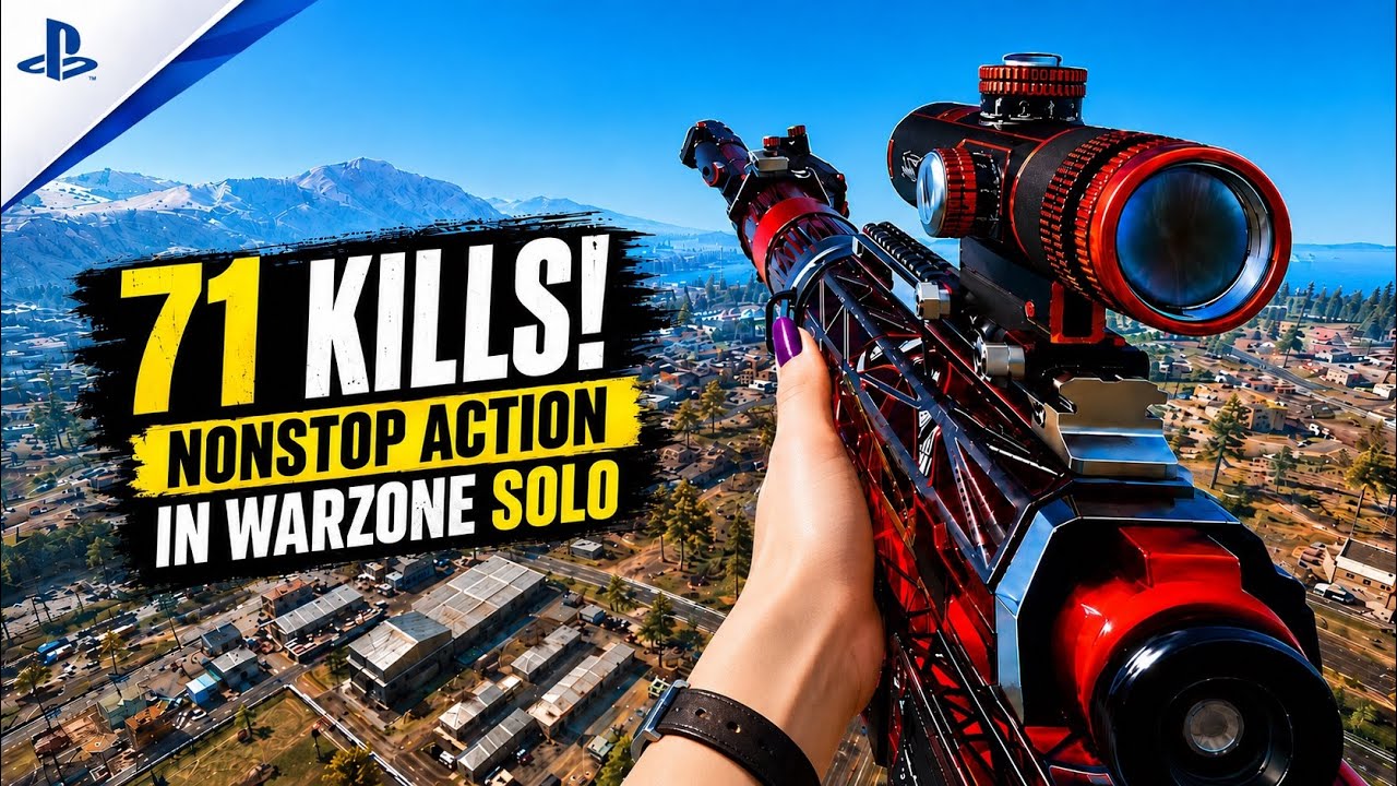 71 KILLS! Nonstop Action in Warzone Solo 