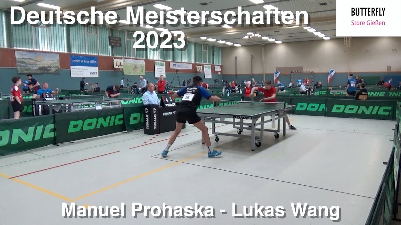 Manuel Prohaska - Lukas Wang | Deutsche Meisterschaften U19 2023 | Highlights