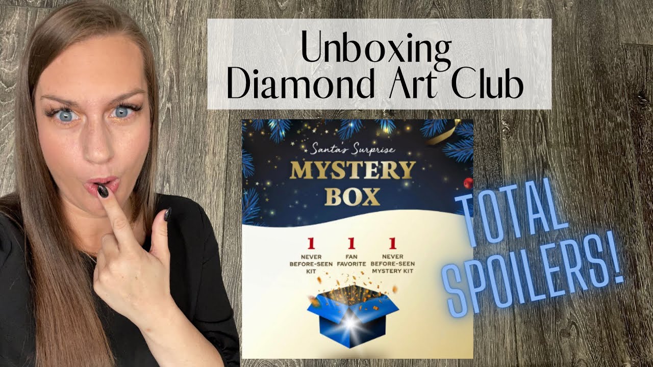 Unboxing Diamond Art Club’s Mystery Box #2! Christmas Day Release