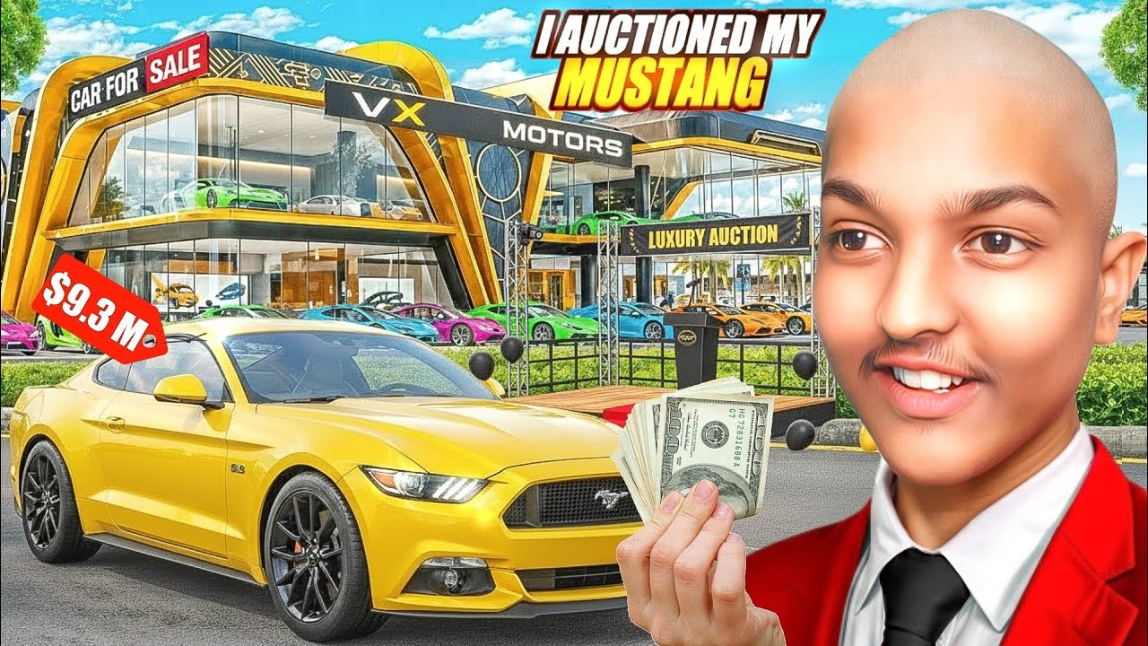 I AUCTIONED MY MUSTANG 🤑🔥 *REGRET* | Car For Sale Simulator #6