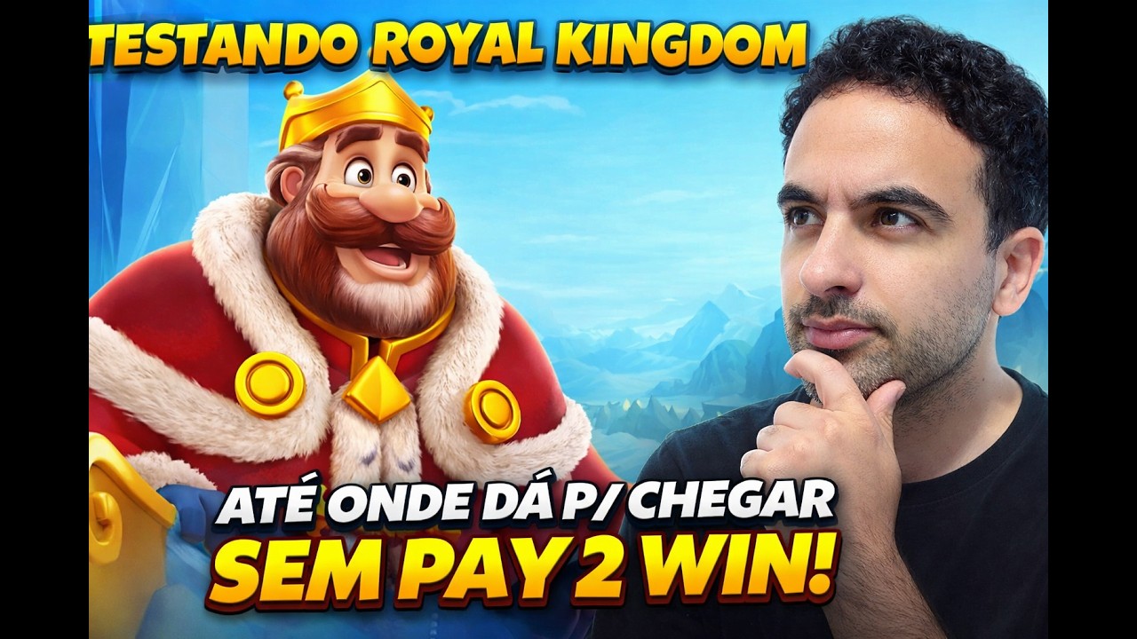 ATÉ ONDE DÁ PRA CHEGAR no Royal Kingdom SEM GASTAR NADA?