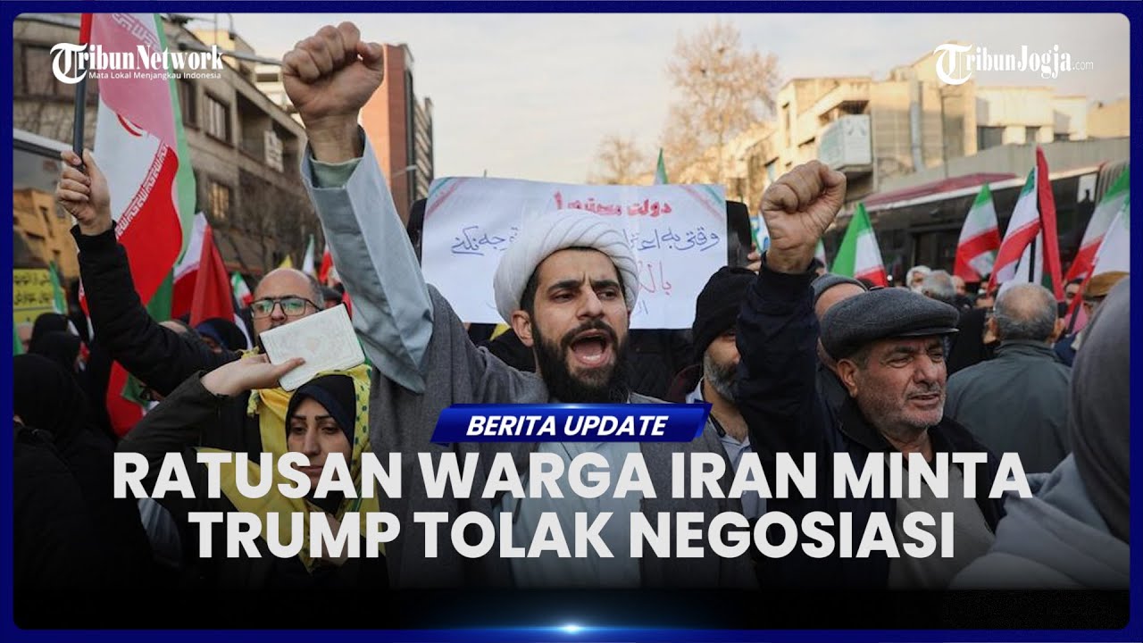 SEJUMLAH WARGA IRAN BERI DUKUNGAN KE TRUMP, MINTA PRESIDEN AS TOLAK NEGOSIASI DENGAN REPUBLIK ISLAM