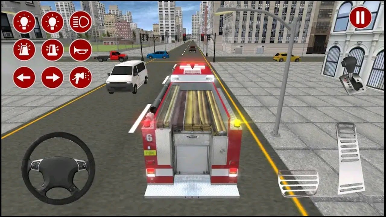 REAL FIRE TRUCK DRIVING SIMULATOR 2022 GAMEPLAY WALKTHROUGH ANDROID & IOS #2|FIRE TRUCK SIMULATOR 3D