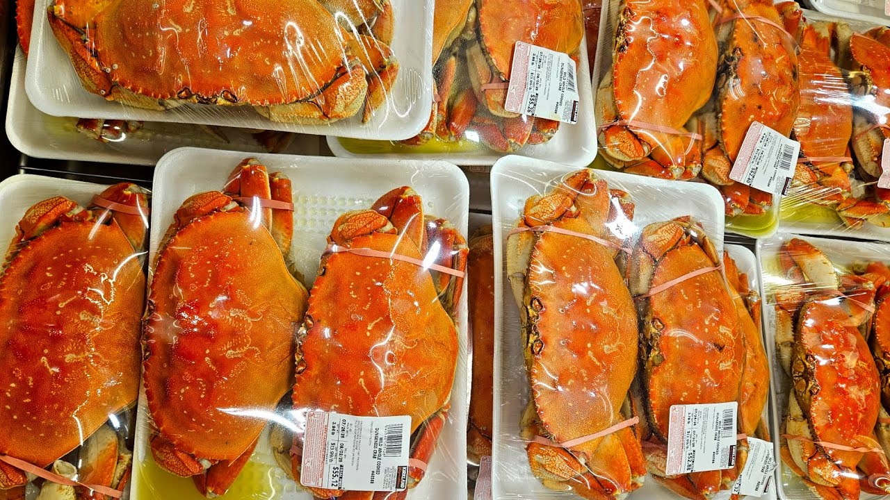 Costco លក់ក្តាមធំៗល្អណាស់ | Grocery shopping 