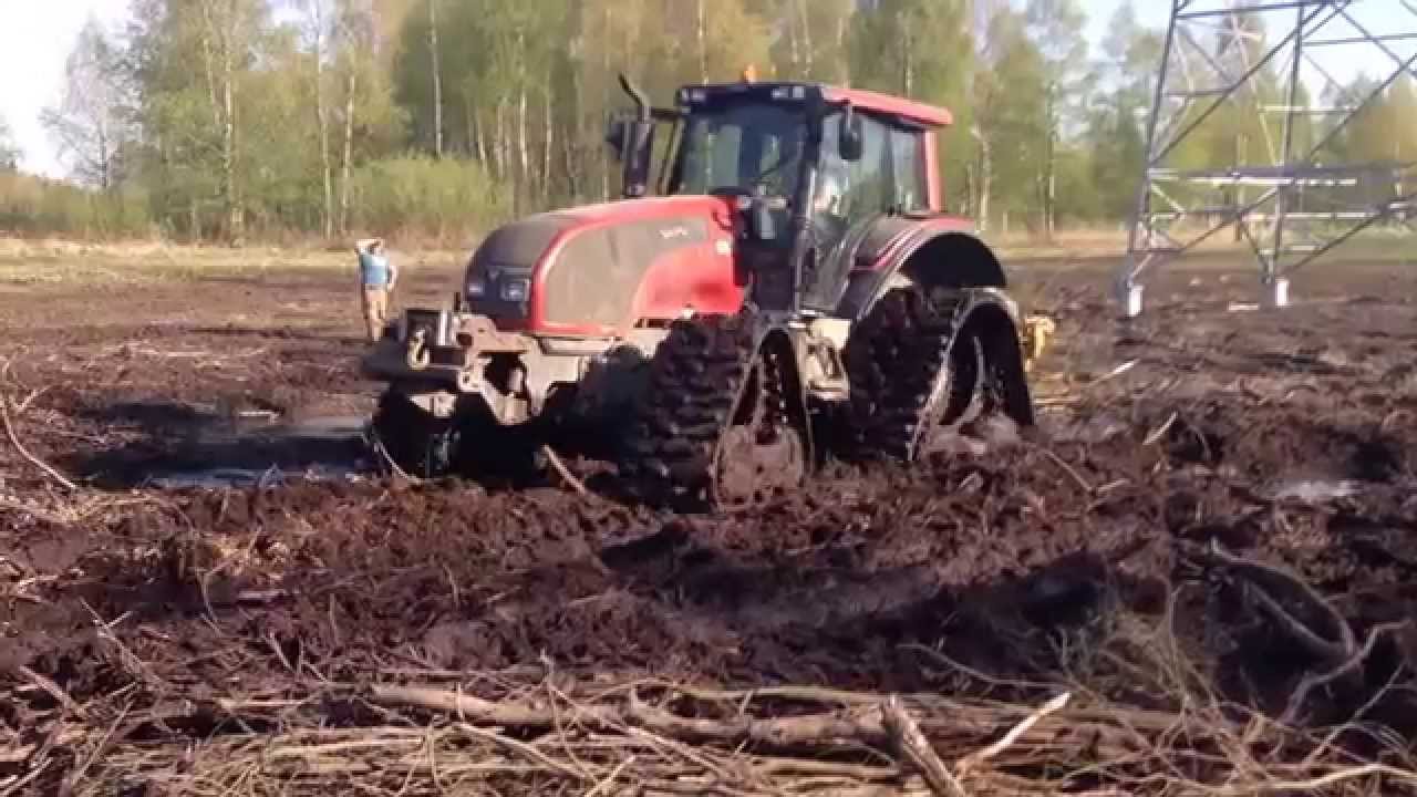 Valtra T191 ar soucy track ķēžu sistēmu