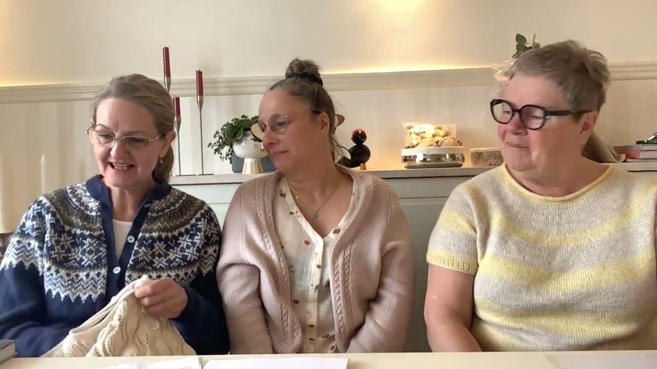Strikkepodcast nr. 22 med “STRIKKEVENINDERNE “ med 3 års fødselsdag 🇩🇰give away
