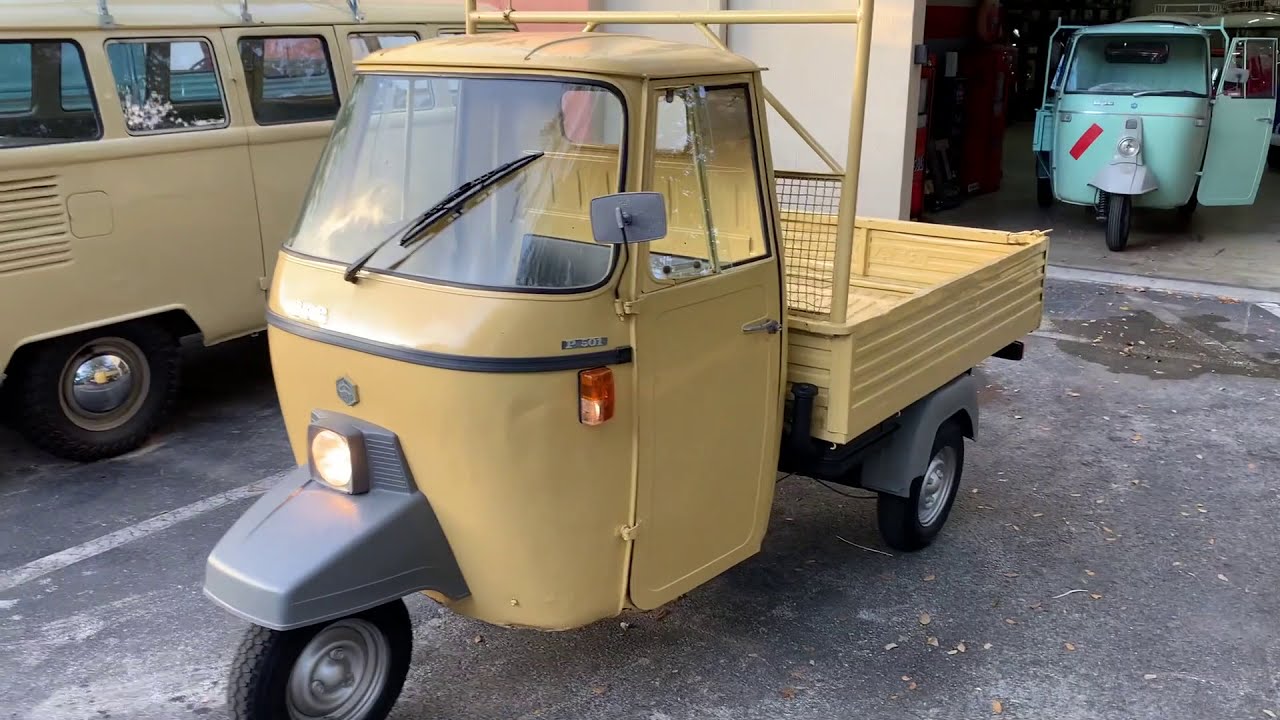 Yellow Piaggio Ape FOR SALE