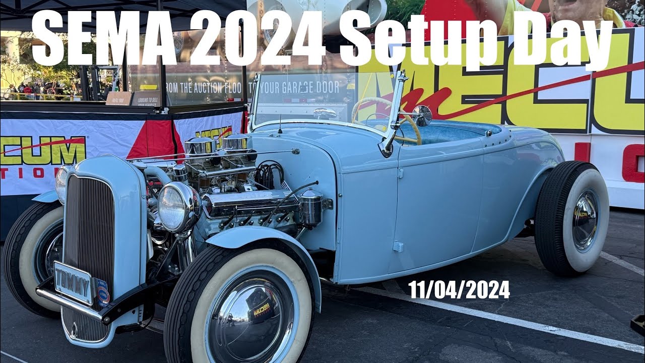 Battle of the Builders interviews on SEMA 2024 setup day.