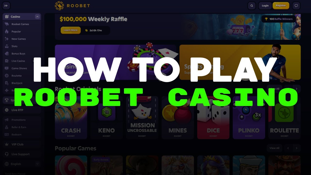 How to Play Roobet Casino 🎰 Best Profit Game Roobet 🏆 (Register | Deposit | Best Game)