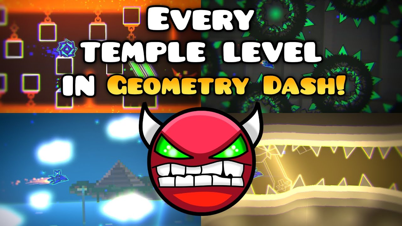EVERY TEMPLE LEVEL IN GEOMETRY DASH!