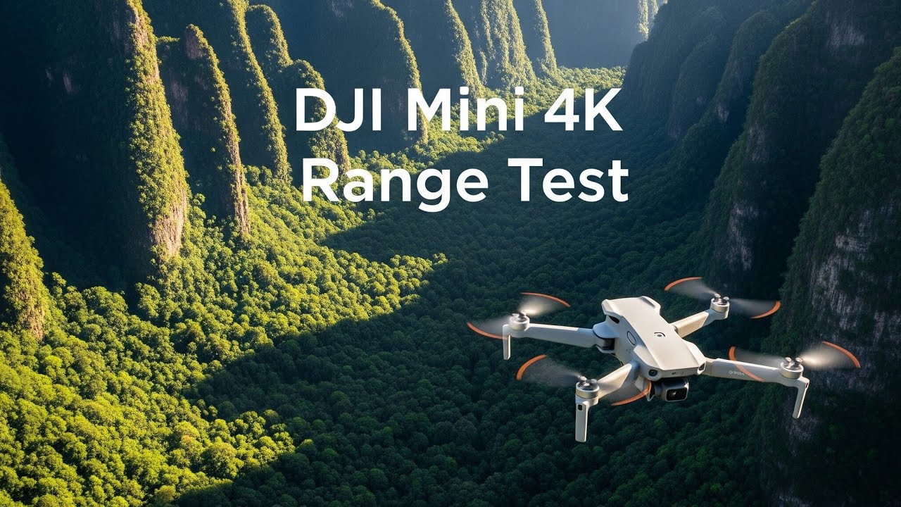 Dji mini 4K range test (I Crash the drone 😭)