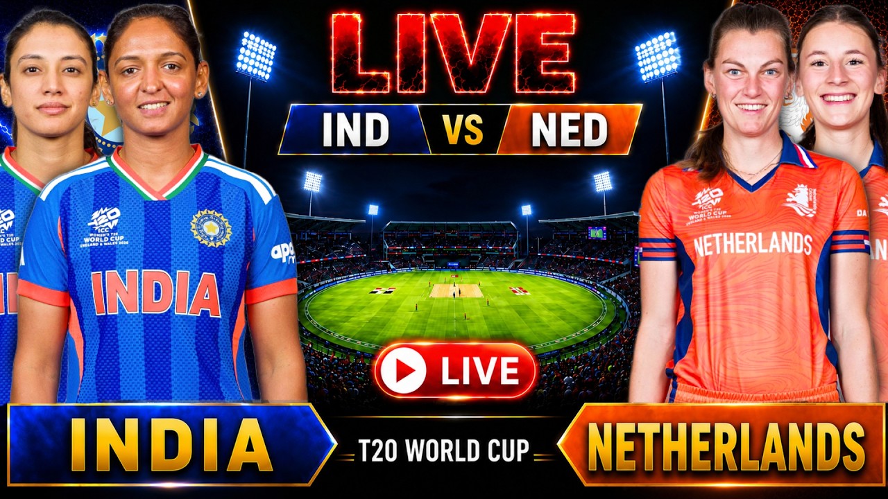 🔴 Live India Women vs Netherlands Women 2026 | IND W vs NED W World Cup Live Match Today #livescore
