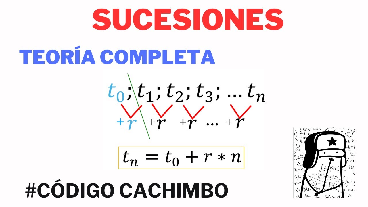 SUCESIONES | Teoría COMPLETA para tu EXAMEN DE ADMISIÓN -  RAZONAMIENTO MATEMÁTICO #CódigoCachimbo