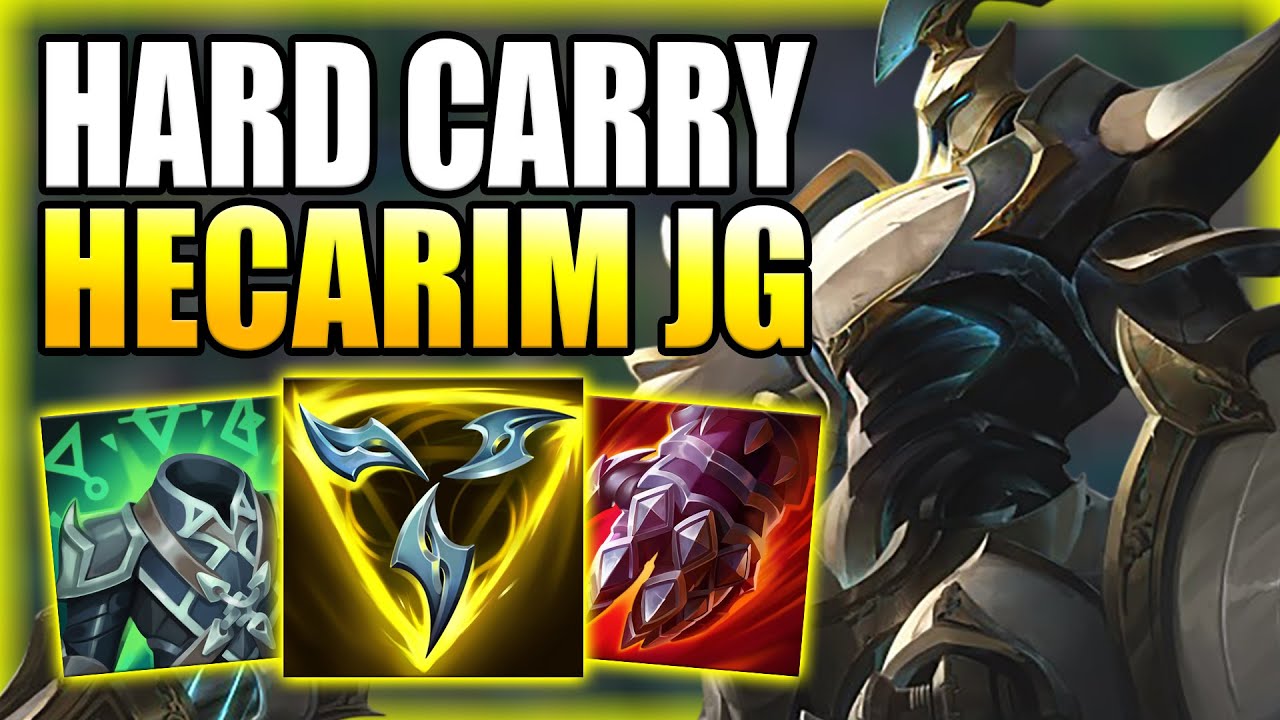 HOW TO PLAY HECARIM JUNGLE & HARD CARRY TEAMFIGHTS! - Best Build/Runes Guide - League of Legends