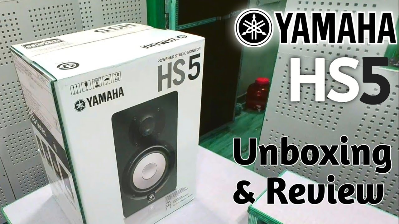 Studio Monitor YAMAHA HS5🔈 || Unboxing, Reviews & Sound Test 2024