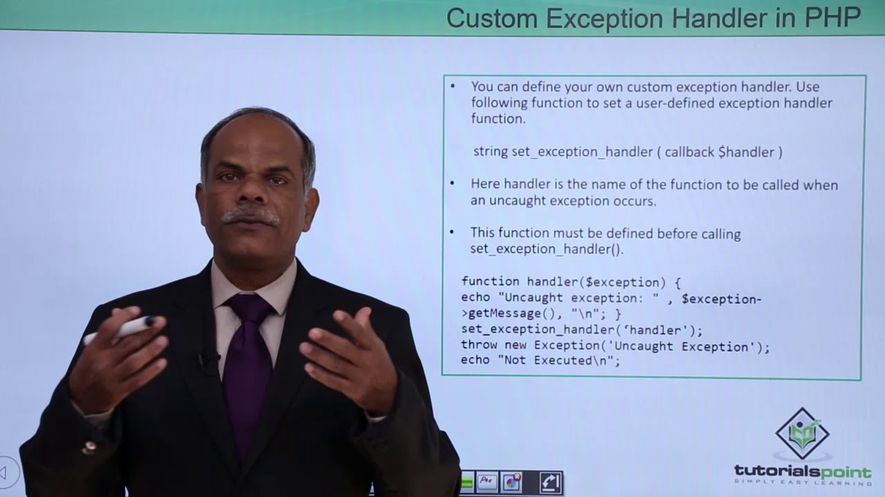 PHP - Exception Handling