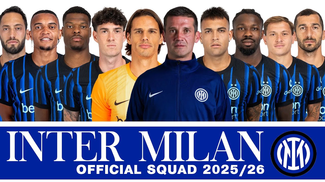 INTER MILAN OFFICIAL SQUAD CLUB 2025/26 | SERIE A SQUAD 2025/26 | FULL TRANSFER UPDATE 🔥
