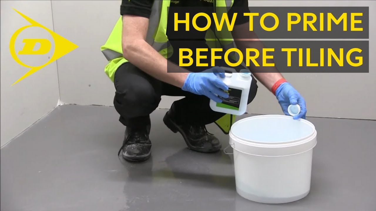 Dunlop's Top Tips for Tiling - No.6 - How to Prime before Tiling