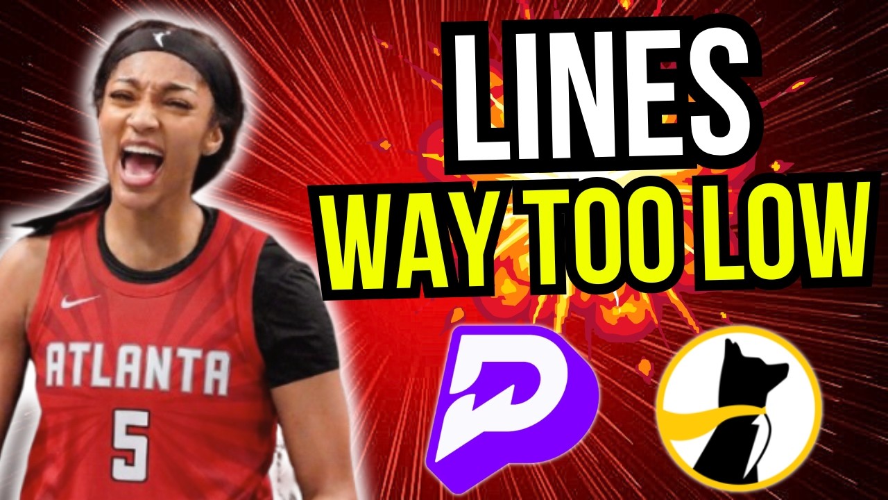 (4-0 победа всухую🧹) Лучшие прогнозы на матчи WNBA сегодня!! Понедельник, 10 августа | PrizePicks...