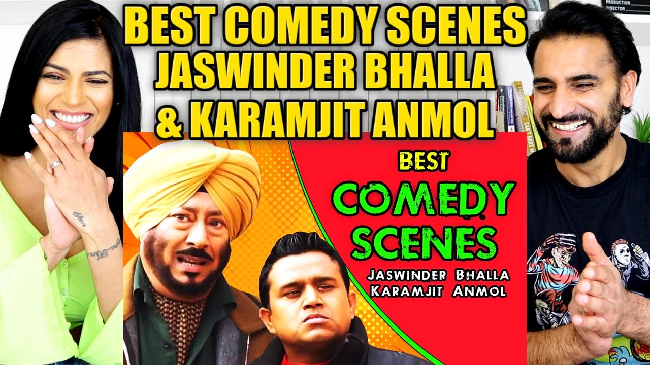 BEST COMEDY SCENES | Jaswinder Bhalla | Karamjit Anmol | Latest Punjabi Comedy REACTION!!