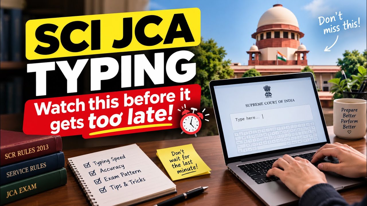 SCI JCA I Typing Test | All Your Doubts Cleared