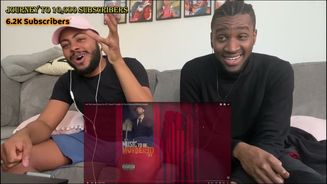 YAH YAH|- Eminem, Royce, Black Thought,QTIP|REACTION & Review|