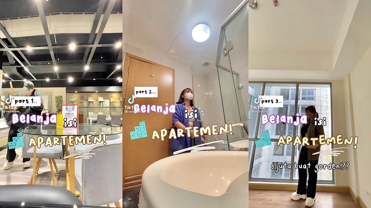 BELANJA ISI APARTEMENT⁉️😮‍💨 || @veliaveve_