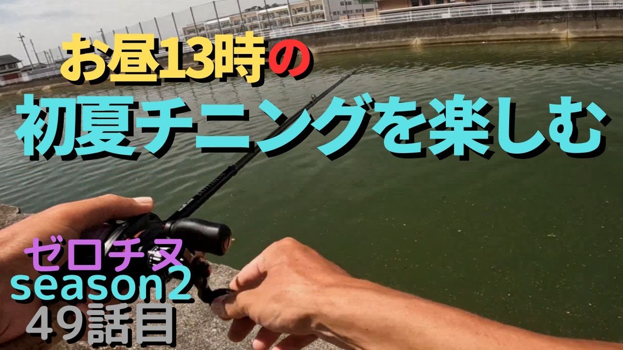 【チニング】ゼロチヌ　season2　真昼間でも釣れるチヌって素敵やん！！【チヌ】