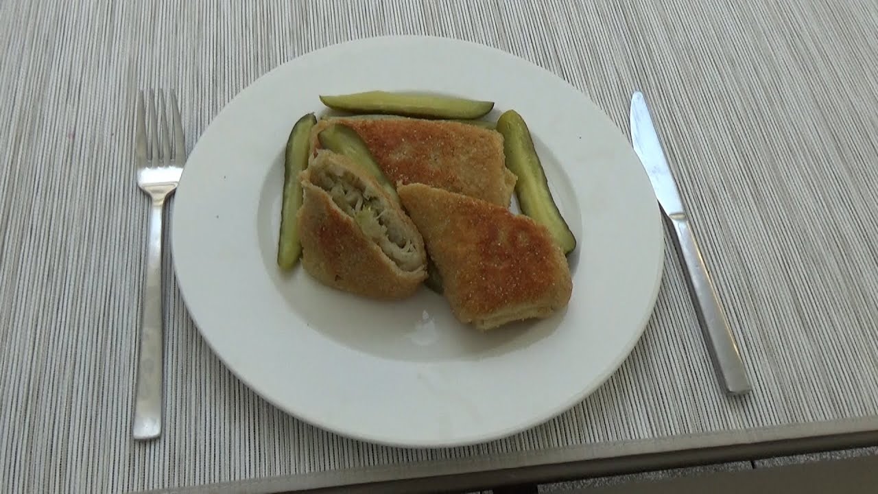 krokiety z młodą kapustą