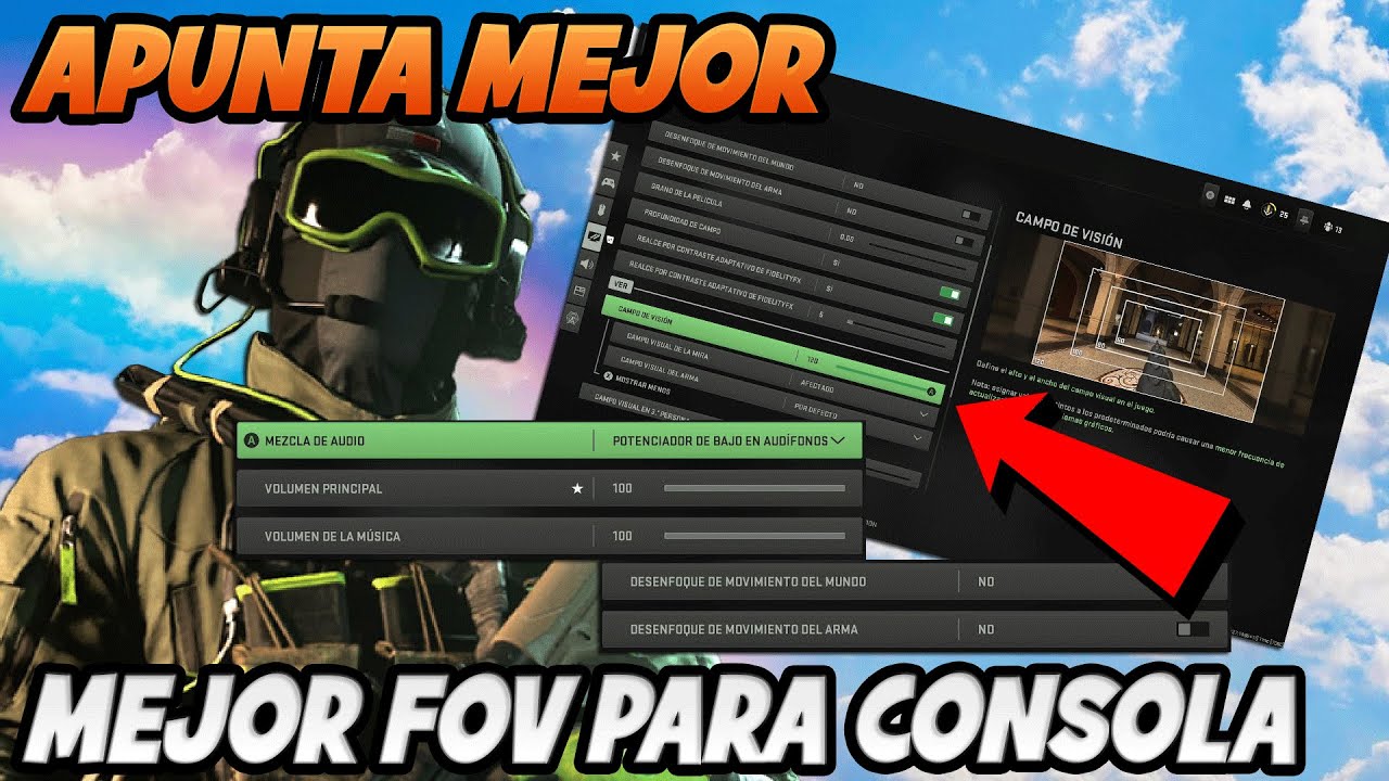 La MEJOR CONFIGURACIÓN para MODERN WARFARE 2 en CONSOLA