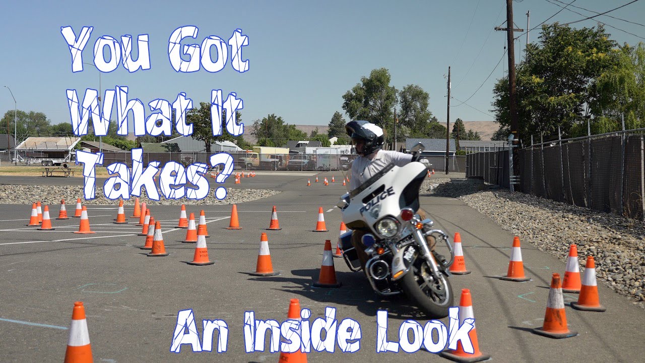 My Police Motorcycle Qualification Skills Course-Inside Look!!