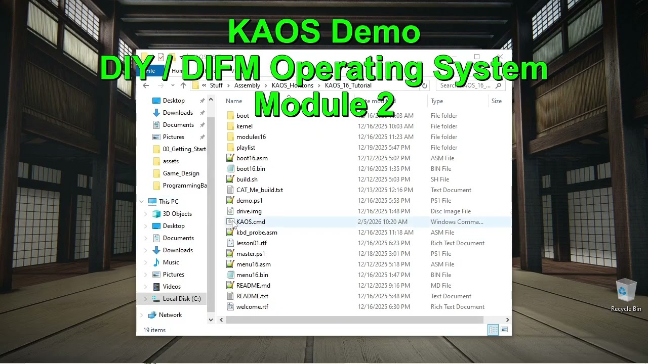 KAOS Demo
