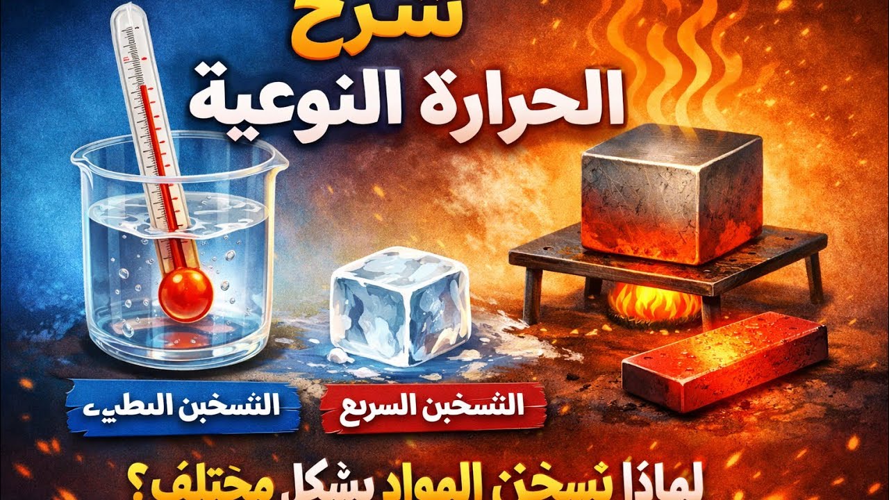 شرح الحرارة النوعية وحساب الطاقة المنطلقة في عشر دقائق كيمياء تانية ثانوي مسارات #كيمياء #مسارات  