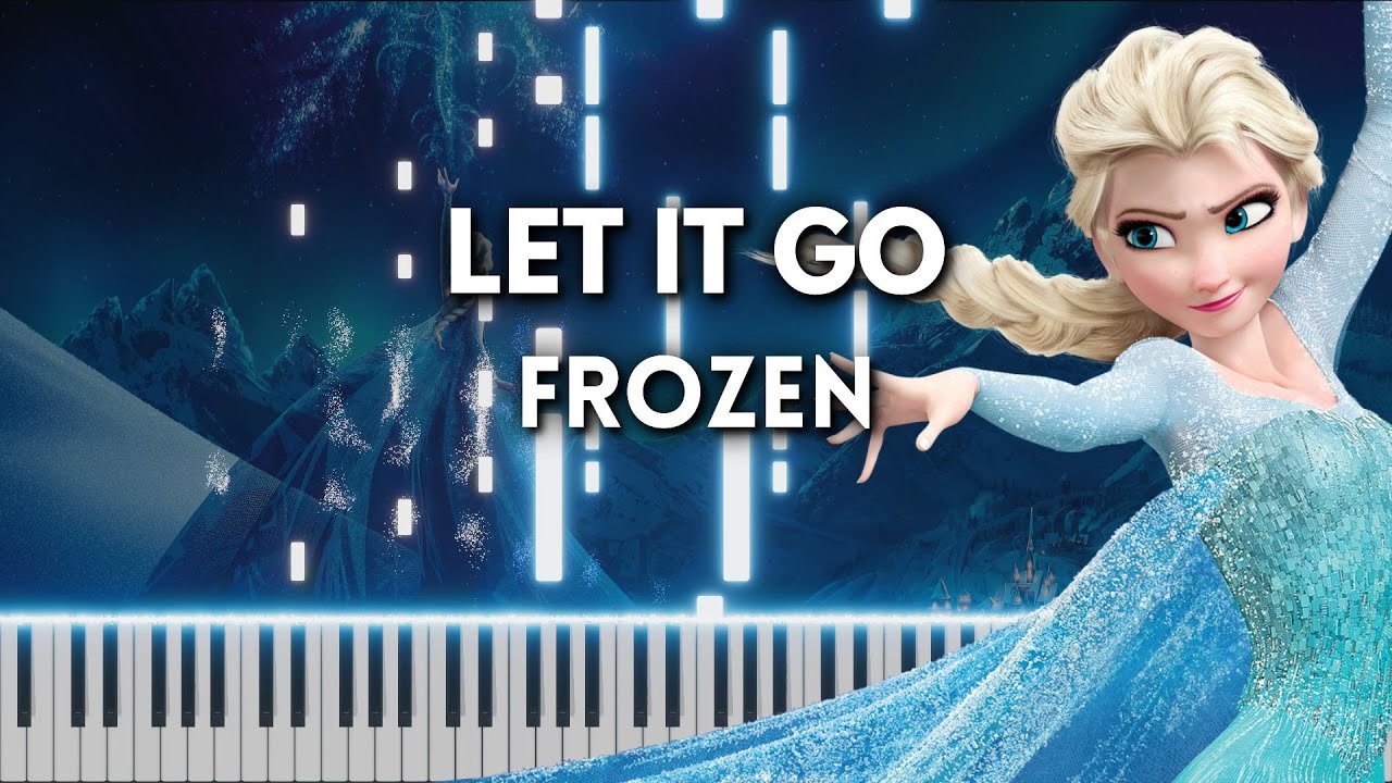 Let It Go - Piano Tutorial / Cover (Frozen Soundtrack) FREE MIDI