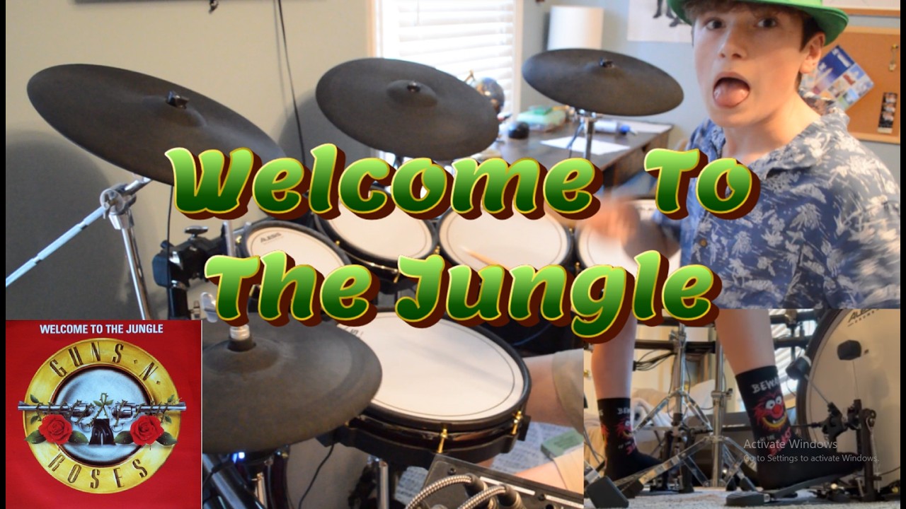 Drum Cover - Welcome To The Jungle - Guns n' Roses