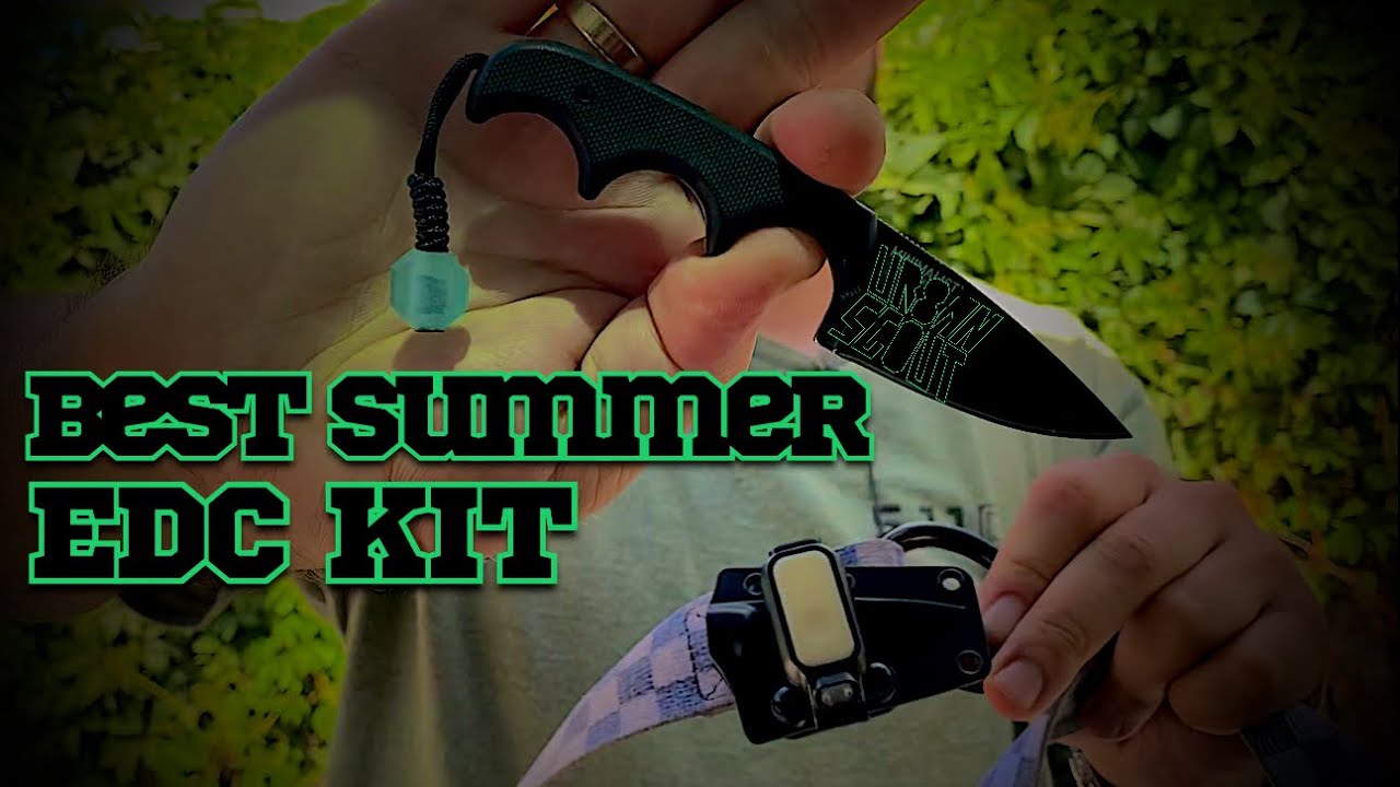 Summer EDC KIT 🏖 / Fenix e lite / CRKT minimalist