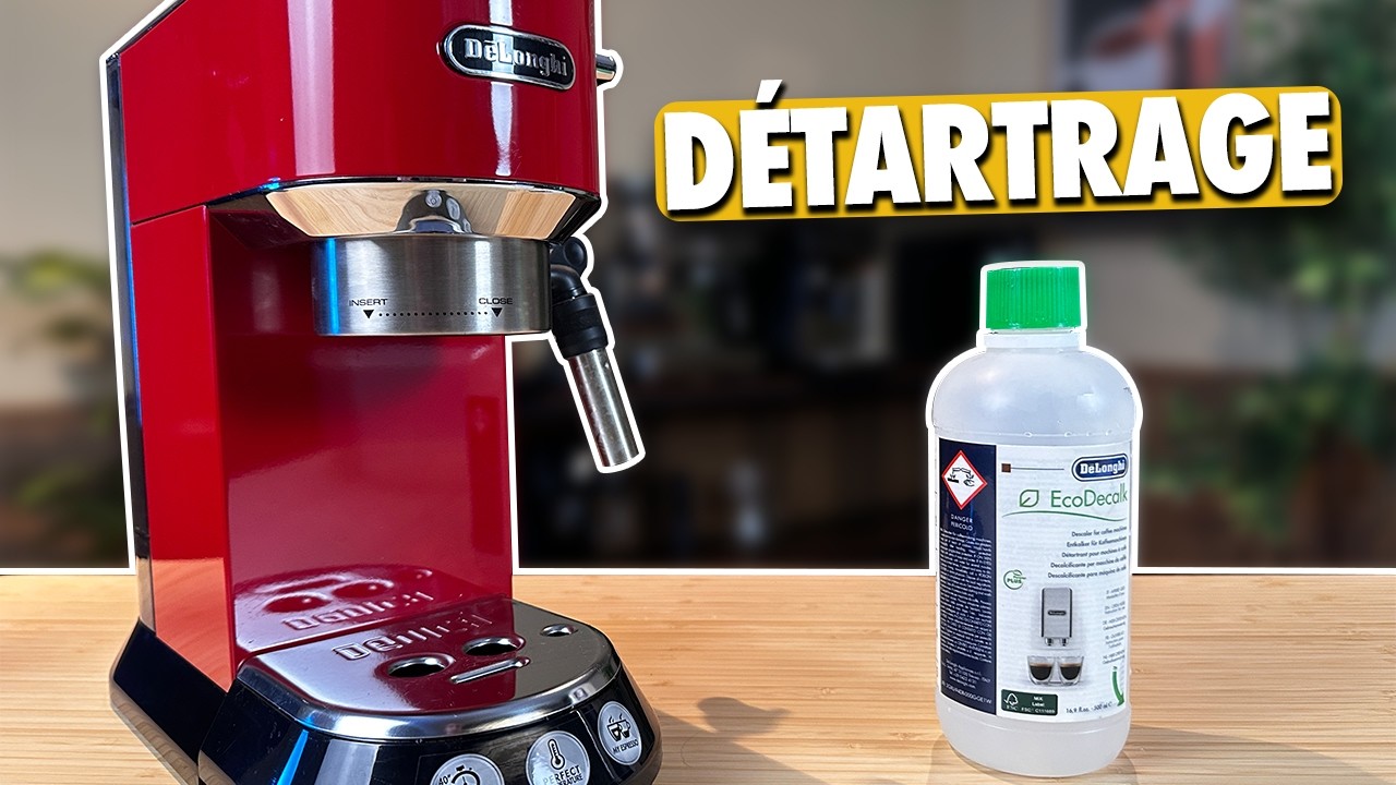Comment D&Eacute;TARTRER votre  Delonghi DEDICA ? Suivez le guide !