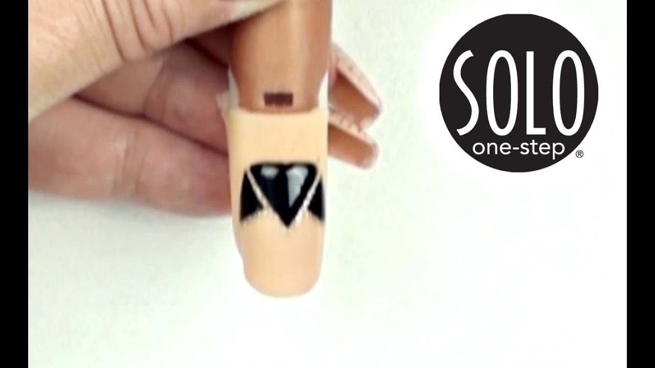 SOLO One Step Gel ⎜Chic Nail Art Design for Accent Nails!