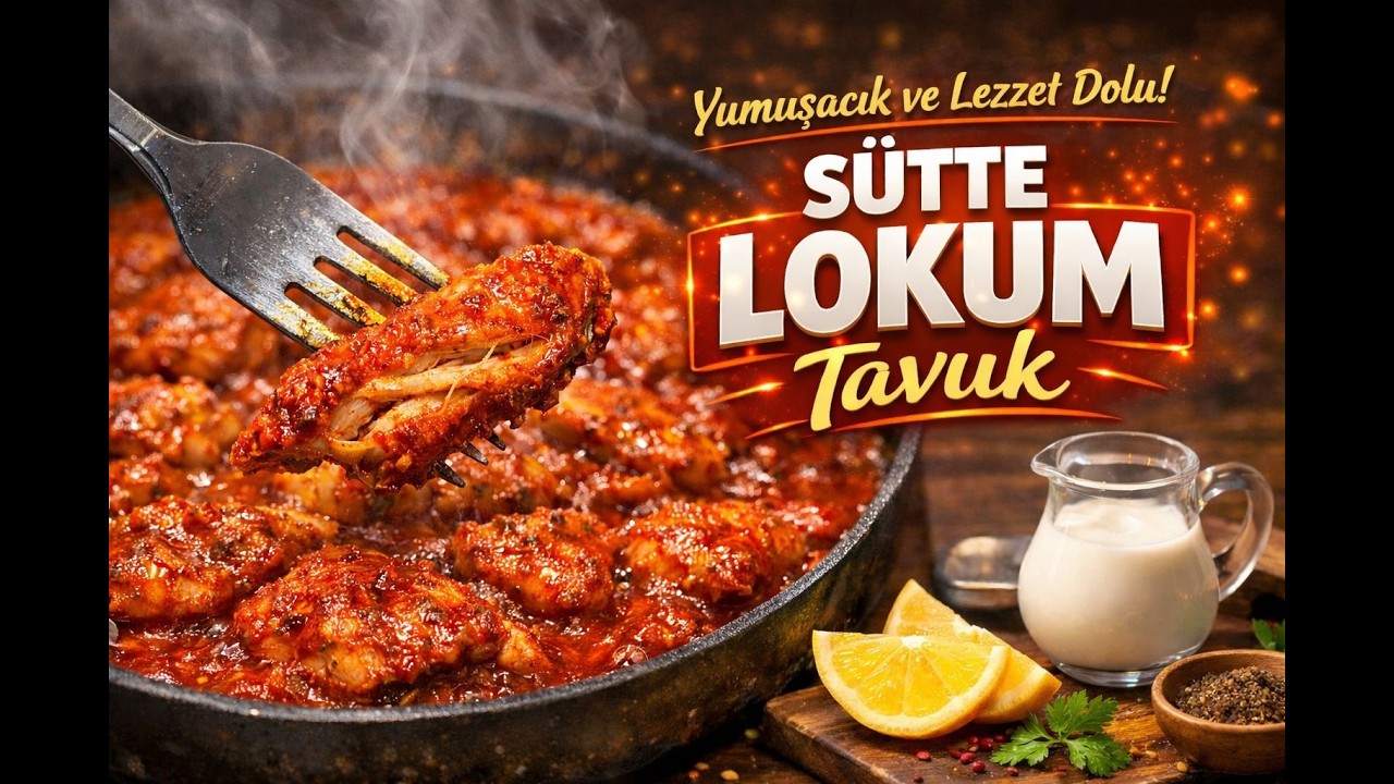Tavuk Böyle Daha Lezzetli! Tavada Sütle Pişen Lokum Gibi Tavuk