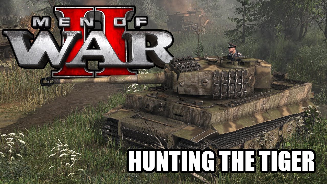 Men of War 2 Gameplay, Operation Overlord, Mission 4 - Hunting the Tiger (World War 2 RTS)