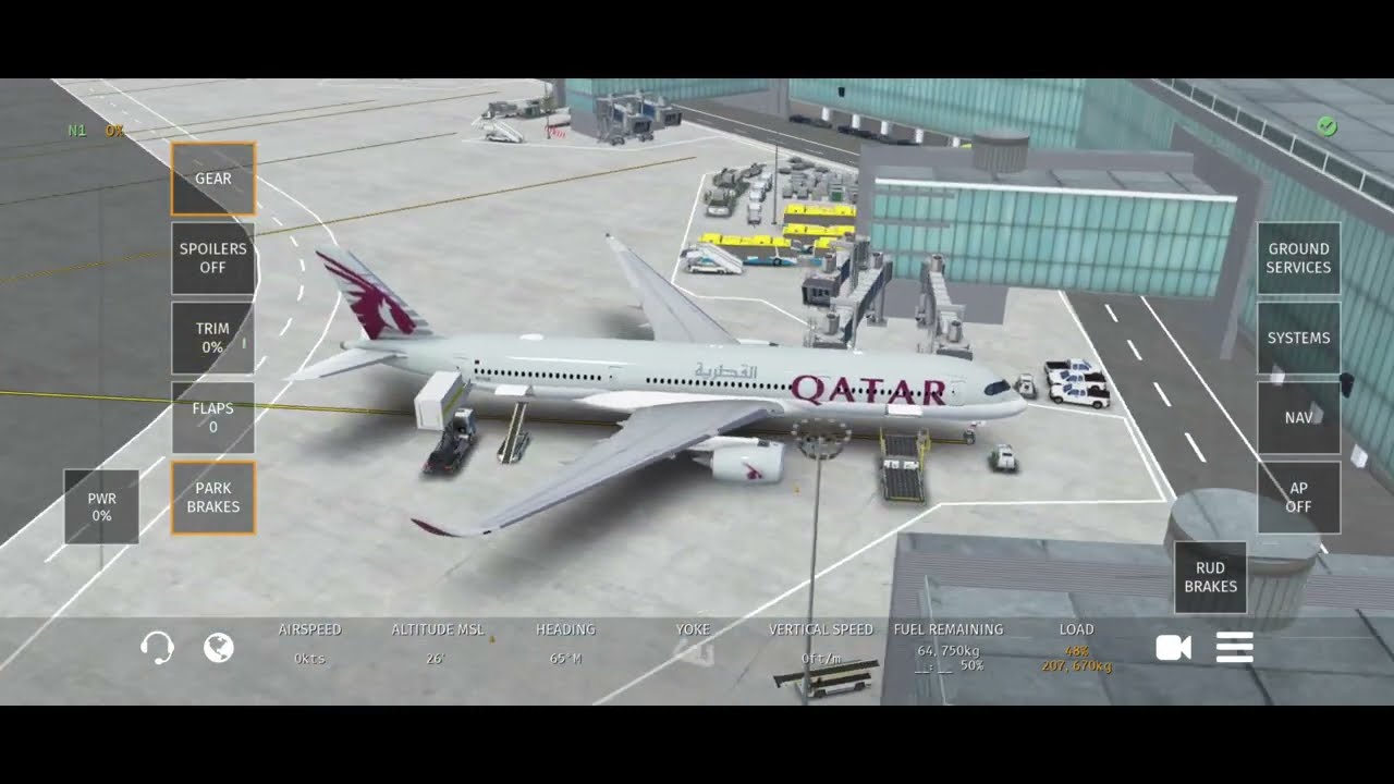 Doha to Lahore - Qatar Airways A350 900 - Infinite Flight FS