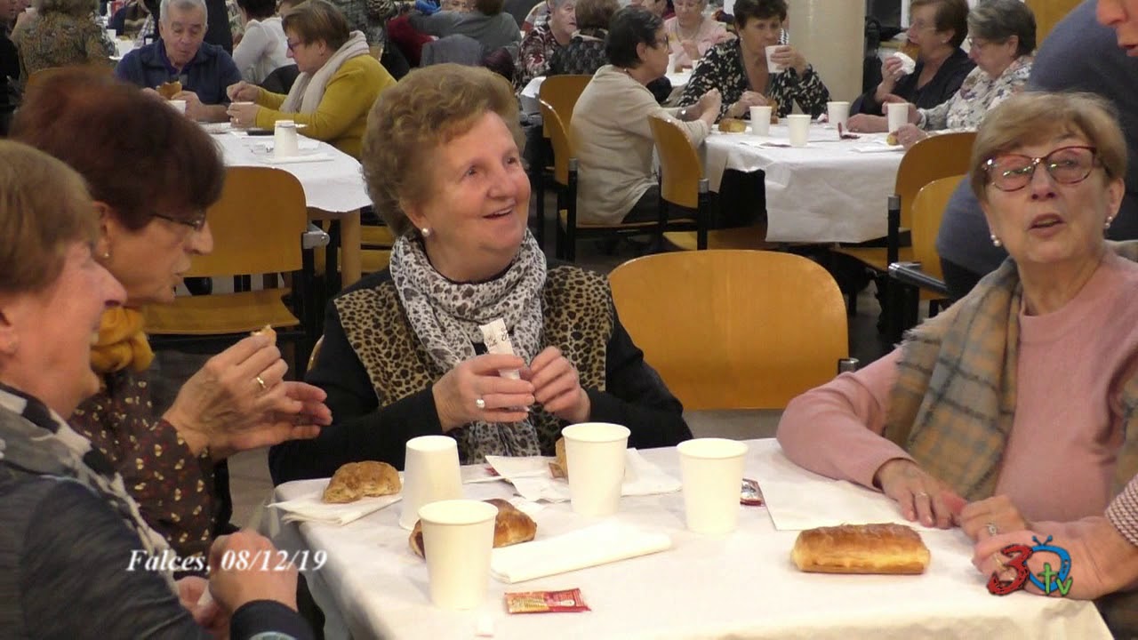 Falces, Merienda Jubilados 2019, 08/12/19