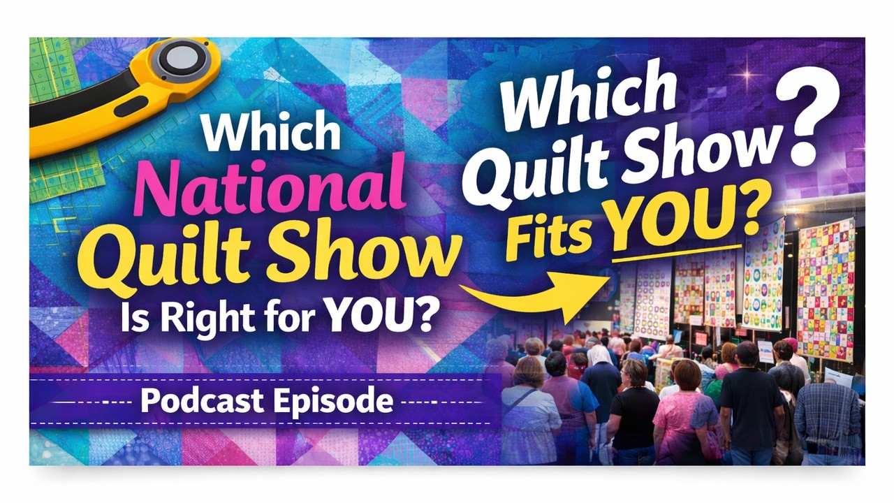Which National Quilt Show Is Right for YOU?  Quilt Show Tips & What to Expect