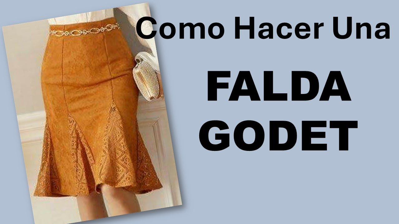 Como Hacer una Falda Godet - #patronaje #sewingtutorial #costura